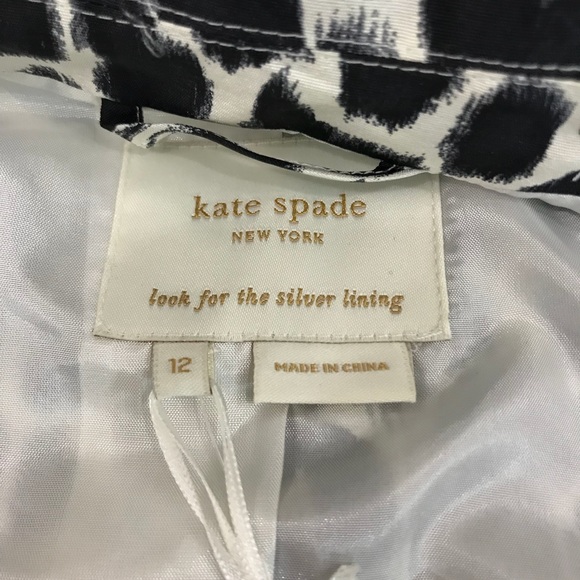 Kate Spade Silk Beverly Blazer Jacket Sz 12 - Picture 7 of 8